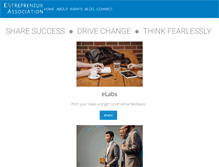 Tablet Screenshot of entrepreneurassociation.net